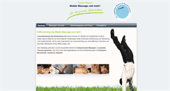 Desktop Screenshot of mobile-massage-und-mehr.de